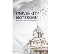 University Notebook: Greenwich Collection: Lined Notebook for Students | 6×9” | 120 Pages | Academic Study Journal