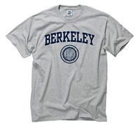 University of California Berkeley Arch & Seal - Maglietta da uomo, colore: blu navy Grigio L