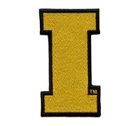 University Of Iowa Hawkeyes " i " Logo Ricamato Termoadesivo Toppa