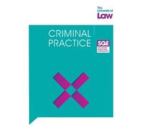 University of Law SQE Criminal Practice 5e (Tascabile)