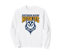 University of Southern Maine USM Huskies Head Logo Felpa