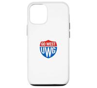 University of West Georgia UWG Wolves Go West Shield Logo Custodia per iPhone 12/12 Pro