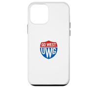 University of West Georgia UWG Wolves Go West Shield Logo Custodia per iPhone 12 mini