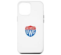 University of West Georgia UWG Wolves Go West Shield Logo Custodia per iPhone 12 Pro Max