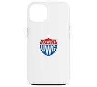 University of West Georgia UWG Wolves Go West Shield Logo Custodia per iPhone 13