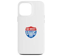 University of West Georgia UWG Wolves Go West Shield Logo Custodia per iPhone 13 Pro Max