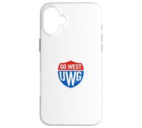 University of West Georgia UWG Wolves Go West Shield Logo Custodia per iPhone 16 Plus
