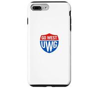 University of West Georgia UWG Wolves Go West Shield Logo Custodia per iPhone 7 Plus/8 Plus