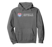 University of West Georgia Wolves Go West UWG Logo Felpa con Cappuccio