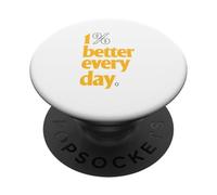 University Varsity-Gold Better & Better & Better e Yellow PopSockets PopGrip Adesivo