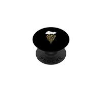 University Varsity-Gold Color Cloud Planes Giallo PopSockets PopGrip Adesivo