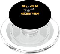University Varsity-Gold Color Girl You Be Killin' Them PopSockets PopGrip per MagSafe