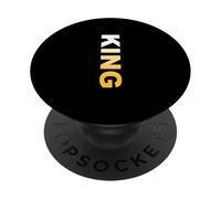University Varsity-Gold Color King Verticale Giallo PopSockets PopGrip Adesivo