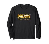 University Varsity-Gold Color Memories Over Dreams Giallo Maglia a Manica