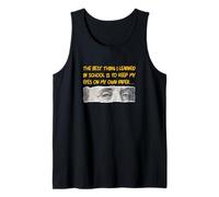 University Varsity-Gold Color Occhi sulla Tua Carta Gialla Canotta