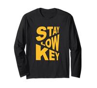 University Varsity-Gold Color Stay Low-Key Giallo Maglia a Manica