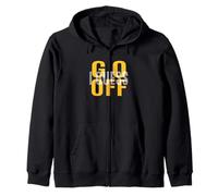 University Varsity-Gold Don't Let Me Stop You... Giallo Felpa con Cappuccio