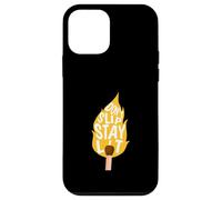 University Varsity-Gold Don't Slip Stay Illuminato Giallo Custodia per iPhone 12 mini