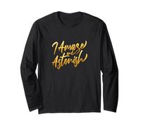 University Varsity-Gold I Amaze & Astonish Varsity-Yellow Maglia a Manica
