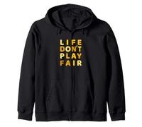 University Varsity-Gold Life non gioca a Fair Varsity-Gold Felpa con Cappuccio
