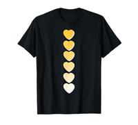 University Varsity-Gold Love-x6 University Yellow Maglietta