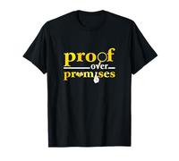University Varsity-Gold Proof Over Promises Giallo Maglietta