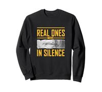 University Varsity-Gold Real Ones Move in Silence Yellow Felpa