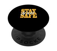 University Varsity-Gold State tutti al sicuro Varsity-Gold PopSockets PopGrip Adesivo