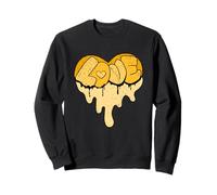 University Varsity-Gold That Melt Ya Heart-LOVE Giallo Felpa