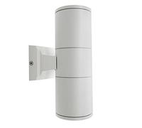 Universo Applique a parete doppia emissione per esterno giardino ip55 lampada moderna gu10 bianco es01-b A11