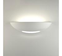 UNIVERSO APPLIQUE GESSO A PARETE DOPPIA EMISSIONE LAMPADA R7S INTERNO MEZZA LUNA [EEK: A]