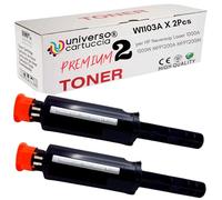 universo cartuccia -1103A 103A W1103A 2 toner compatibili con HP Neverstop Laser 1000a Neverstop Laser Wireless 1000w Neverstop Laser MFP 1200a Neverstop Laser Wireless 1200w nero (TONER X2)