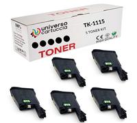 universo cartuccia 1T02M50NL1 TK-1115 5 x Toner Compatibile con Kyocera ECOSYS FS-1041, FS-1220MFP, FS-1320MFP (5 TK1115)