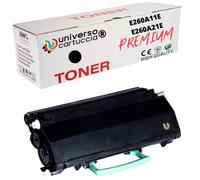 universo cartuccia® E260A21E TONER compatibile con Lexmark E-260 E-260D E-260DN E-360 E-360D E-360DN E-460 E-460DN E-460DW E-462 E-462DTN E260-A11E E360-H11E E360-H21E (1 TONER E260)