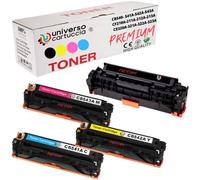 universo cartuccia® KIT 4 TONER COLORI UNIVERSALE SOSTITUTIVI PER HP SERIE: CB540A,541A,542A,543A, HP CF210A,211A,212A,213A, HP CE320A,321A,322A,323A