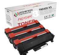 universo cartuccia® TN2420 3X toner compatibile con Brother HL-L2310D/L2350DN/L2370DN/L2375DW, DCP-L2510D/L2530DW/L2550DN,MFC-L2710DN/L2730DW/ L2750DW (3 TN2420)
