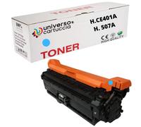 universo cartuccia® Toner rebuilt HP CE401A 507A 507X .per Stampanti HP Laserjet Enterprise 500 Color M551 M551n M551dn M551xh MFP M570 M570dn M570dw M575 M575c M575f M575dn (CE401X CYAN)
