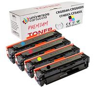 universo cartuccia® Universale Toner Compatibile con Canon CRG-054H,CRG-045H,CRG-045H Compatibile con HP CF400X CF401X CF402X CF403X - CF540X CF541 CF542X CF543X Alta capacita' (KIT 4 COLOR)