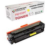 universo cartuccia® Universale Toner Compatibile con Canon CRG-054H,CRG-045H,CRG-045H Compatibile con HP CF400X CF401X CF402X CF403X - CF540X CF541 CF542X CF543X Alta capacita' (YELLOW)