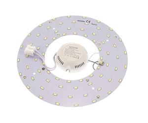 UNIVERSO CIRCOLINA MAGNETICA NEON LED PIASTRA DISCO ANELLO PLAFONIERA CIRCOLARE LAMPADA T9 G10Q 32W Ø23CM 3000K 4000K 6500K (BIANCO CALDO)