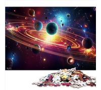 Universo colorato Puzzle per bambini Gioco di puzzle in legno Giocattoli per adulti Puzzle per famiglie Puzzle regalo - Gioco impegnativo 1000 pezzi （50x75 cm）