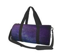 Universo con stelle e galassia stampa interstellare borsa da viaggio in tela, impermeabile e resistente agli strappi. Borsa da viaggio pieghevole per il fine settimana