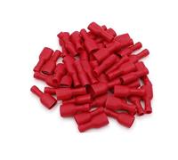UNIVERSO CONFEZIONE 50 PEZZI FDFD1.25-250 TERMINALE ISOLATO CAPICORDA FEMMINA PER CAVI DA 0.5mm² A 1.5mm - ROSSO