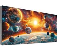 Universo Diamond Painting Kit Completo, Diamond Painting Bambini Star, 5D Diamantini Crystal Art Ricamo a Punto Croce, DIY Disegni con Perline da Attaccare, Decorazione per Casa Regali 40x90cm C2-267