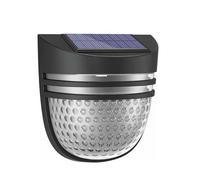 UNIVERSO FARETTO APPLIQUE LED DA GIARDINO RICARICABILE 3W CON PANNELLO SOLARE IP65 (BIANCO CALDO)
