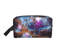 Universo Galaxy Space. Borsa da toilette da viaggio con stampa, borsa da trucco da appendere, grande capacità, organizer versatile per donne e uomini