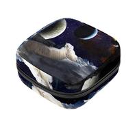 Universo Galaxy Space Planet First Period Kit per ragazze, salvaslip tampone, borsa mestruale, porta assorbenti con cerniera, organizer per tovaglioli sanitari
