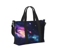 Universo Galaxy Space Print Borsa a mano da viaggio per donne e uomini, leggera, pieghevole, per lavoro, fine settimana, viaggio, campeggio