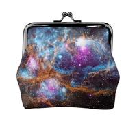 Universo Galaxy Spazio Stampa Squisito Bacio Blocco Portafoglio Compatto Versatile Donne Portamonete Piccolo Sacchetto Con Cerniera