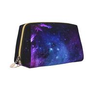 Universo Galaxy Star Space Print Pelle Portatile Cerniera Trucco Sacchetto Cosmetico Sacchetto di Viaggio Organizzatore Toiletry Clutch